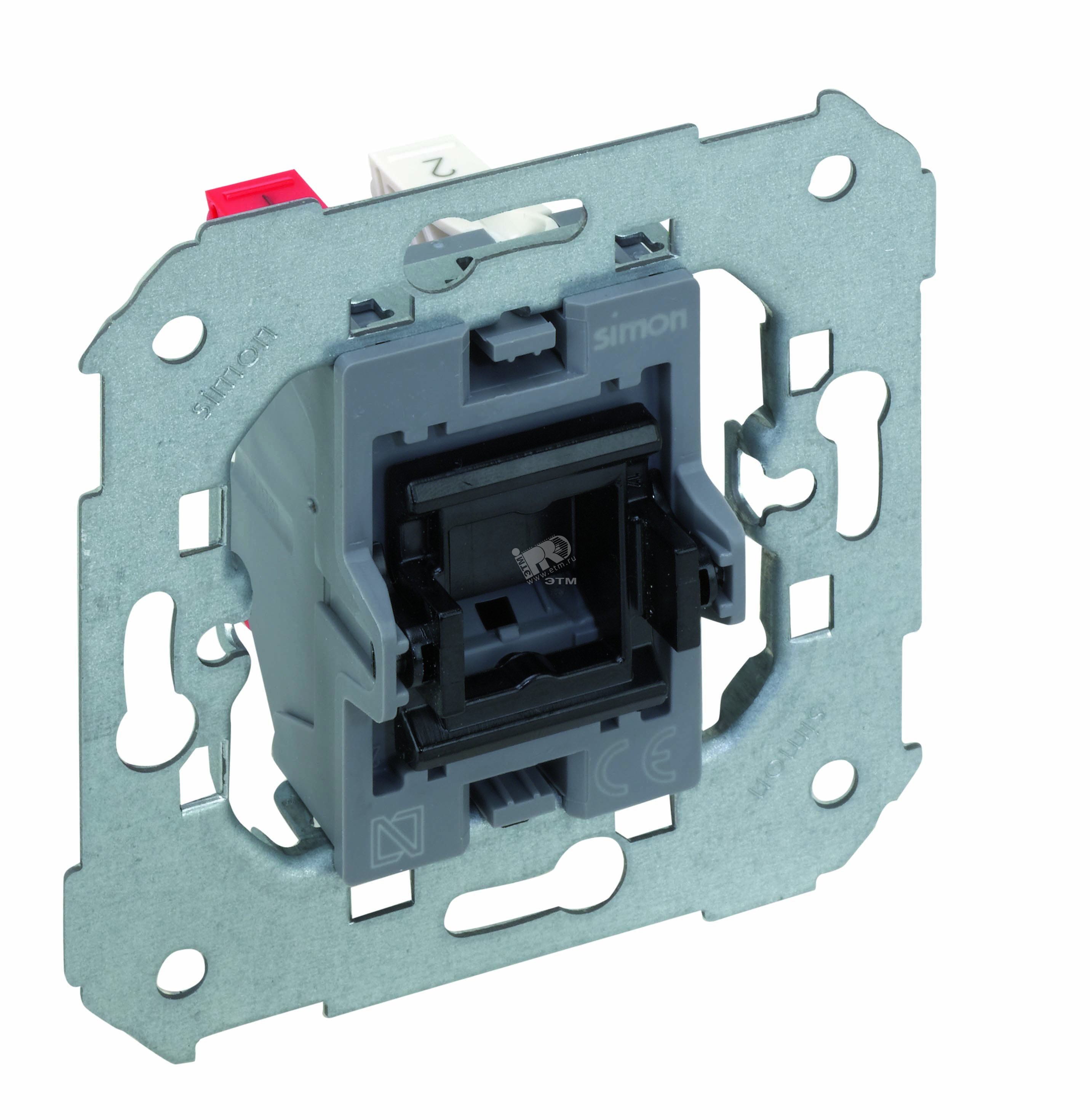 Изображение товара Выключатель однополюсный, экспресс монтаж, 10А 250В, S82,82N, 88, механизм (шт)