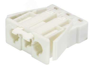 Изображение товара Коннектор папа 3-х проводный СБСП белый безвинтовой