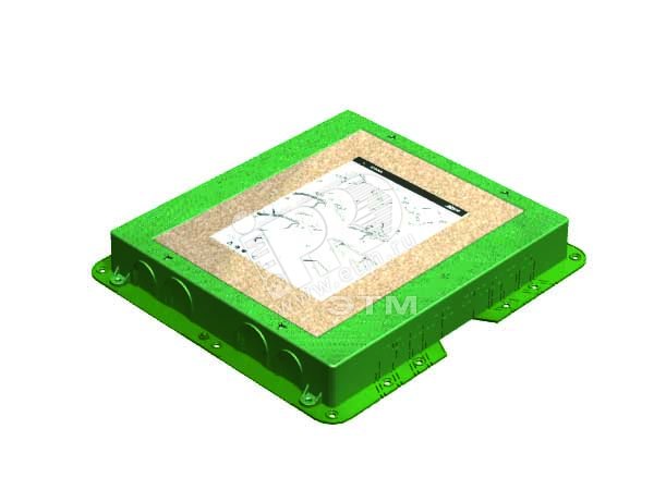 Connect Коробка для монтажа в бетон люков SF400-1 KF400-1 52050204-035 h -  54-895мм 419х384мм пластик G401 Simon