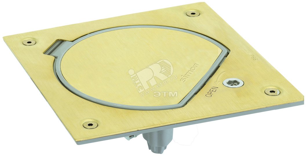 Изображение товара Connect Влагостойкая основа IP66 с замком на 1 модуль K45 латунь (шт)