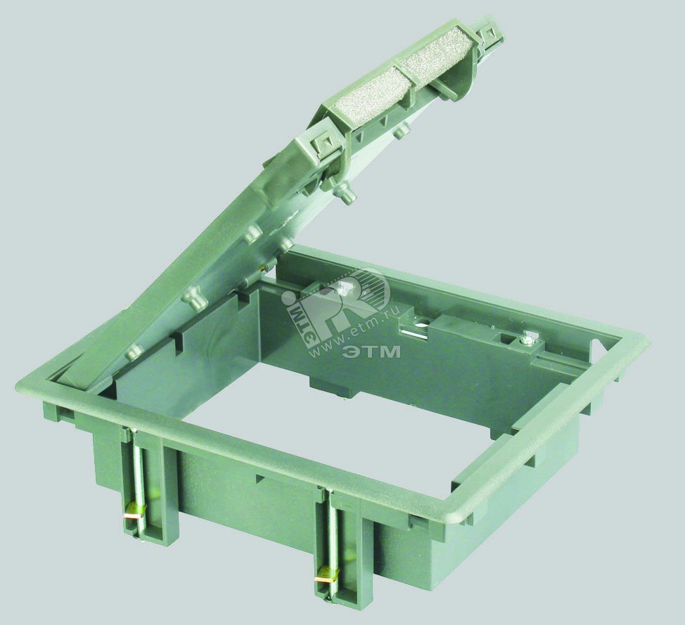 Изображение товара Люк на 2 CIMA-модуля без днища Simon 170x155 мм графит