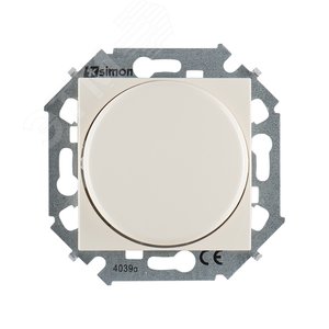 Изображение товара Диммер поворотный для димм. LED ламп 5-215Вт Без рамки Слоновая кость (шт)