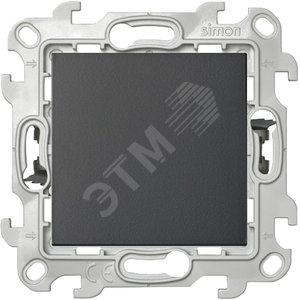 Изображение товара Выключатель кнопочный Push&Go, графит (шт)