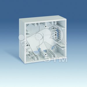 Изображение товара Коробка на 3 поста для открытой проводки, 86х93х37мм, S27Pl, белый (шт)