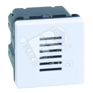 Изображение товара Звонок электрический с регулировкой тона, S27, белый (шт)