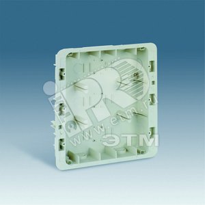 Изображение товара Коробка для внутреннего монтажа 3-рядной рамки с суппортами, 236х266х50,5мм (шт)