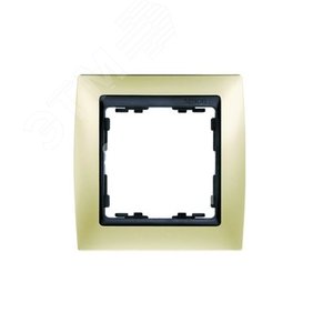 Изображение товара Рамка на 3 поста, S82, шампань матовый - графит (шт)