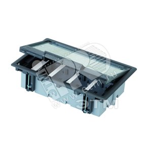 Изображение товара Connect Люк на 6 CIMA-модулей (12 модулей 45х45 мм) глубина 90-120 мм посадка 210х300 мм max 1000 кг графит (шт)