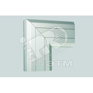 Изображение товара Connect Угол плоски (вверх) для ТК01103-8 алюминий (шт)