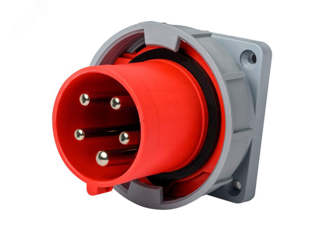 Изображение товара Вилка силовая для скрытой проводки IP67 16А 380В ВЩ-103 Dekraft