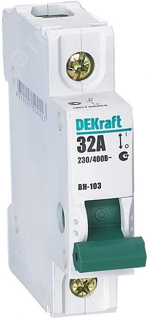 Выключатель нагрузки 1Р 63А ВН-103 17052DEK Dekraft - превью 3
