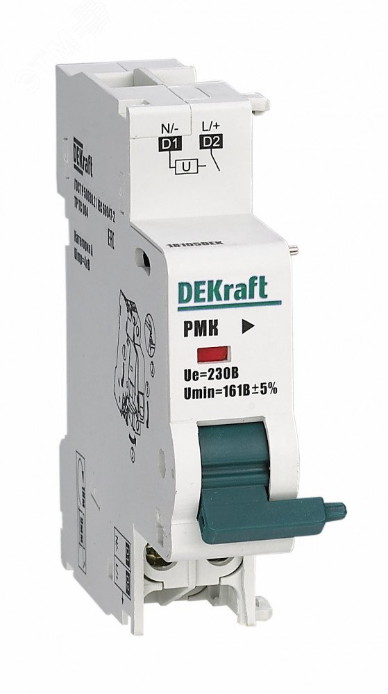 Изображение товара Расцепитель максимального напряжения 280В для ВА-101 нов Dekraft