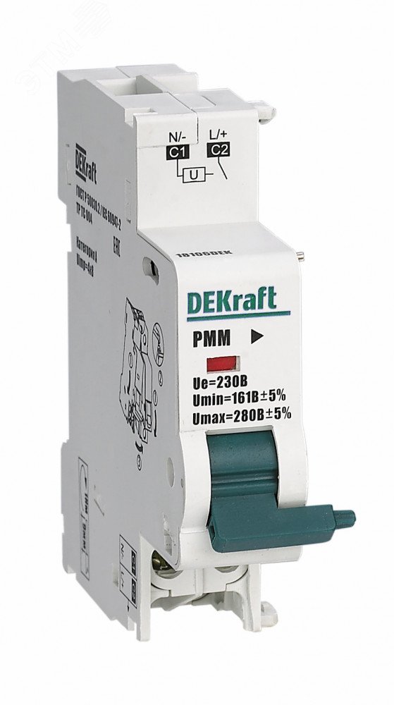 Изображение товара Расцепитель максимального/минимального напряжения РММ-101 для автоматического выключателя ВА-101