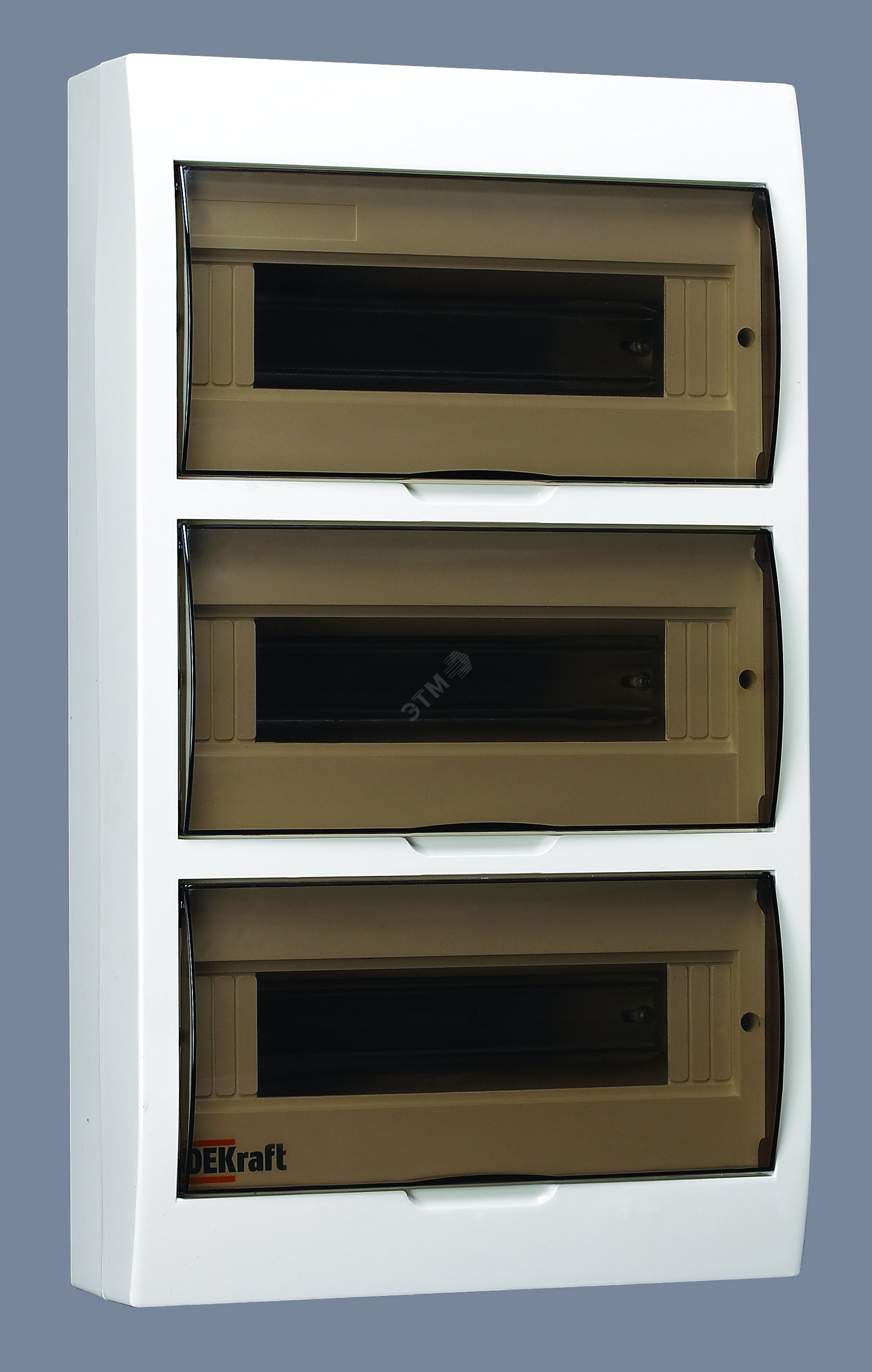 Щит распределительный навесной ЩРн-36 IP41 пластиковый прозрачная дверь .