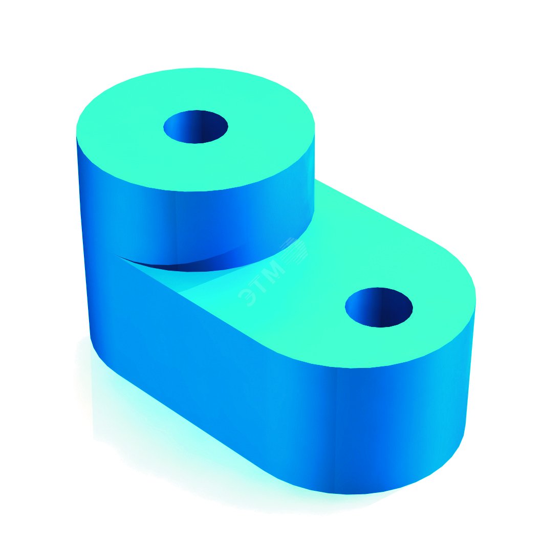 Изолятор нулевой шины угловой синий DEKraft купить цена