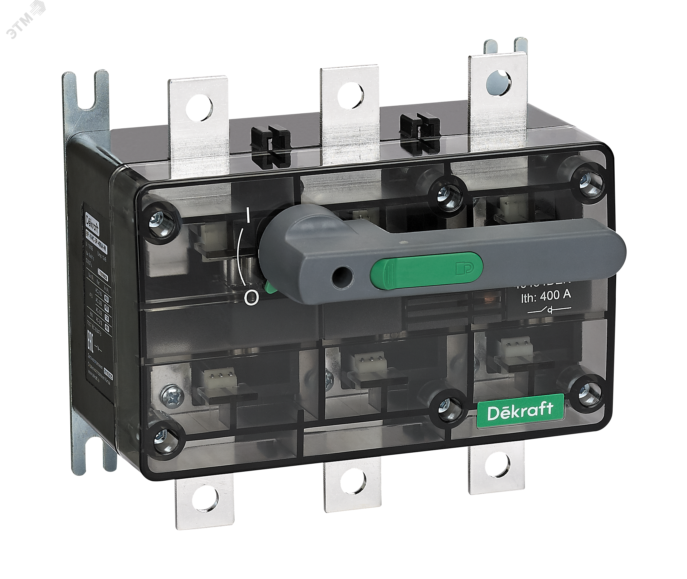 Изображение товара Выключатель-разъединитель 250А 3Р с видимым разрывом ВР-104С (шт)