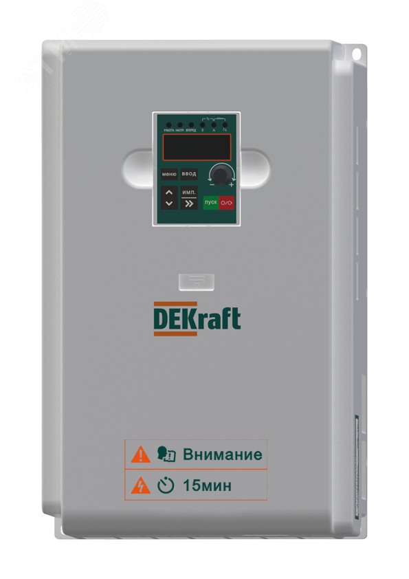 Преобразователь частоты DEKV060-11кВт 3 фазы 380В с торм. Модулем DEKV060G011T4B Dekraft - превью 2