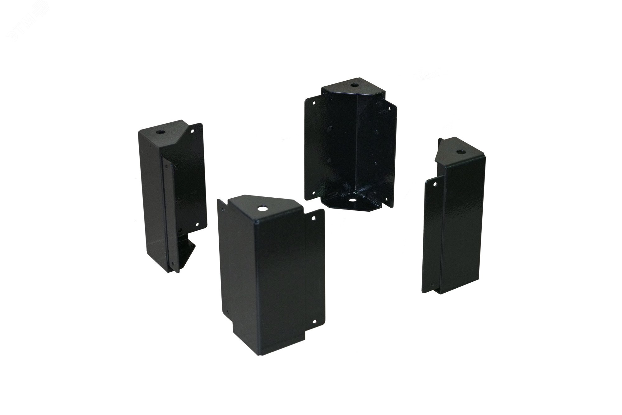 Изображение товара Угловые элементы цоколя 200мм, RAL9005, 4шт DekraftUno (упак)