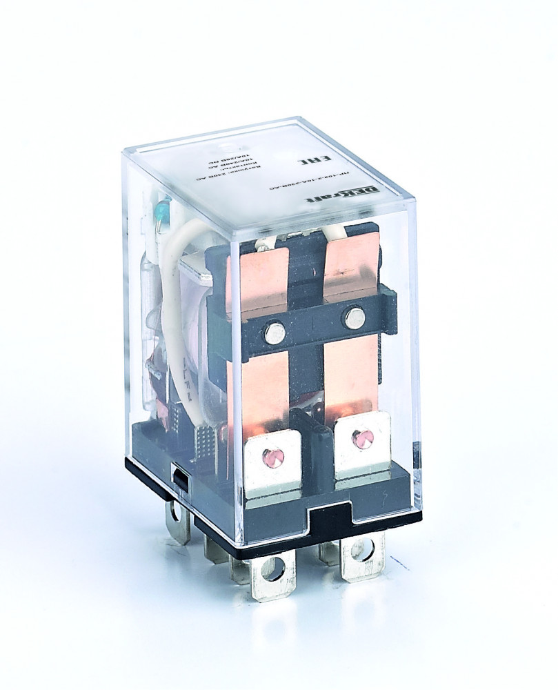 Промежуточное реле 2 контакта с LED индикацией 10А 36В DC ПР-102