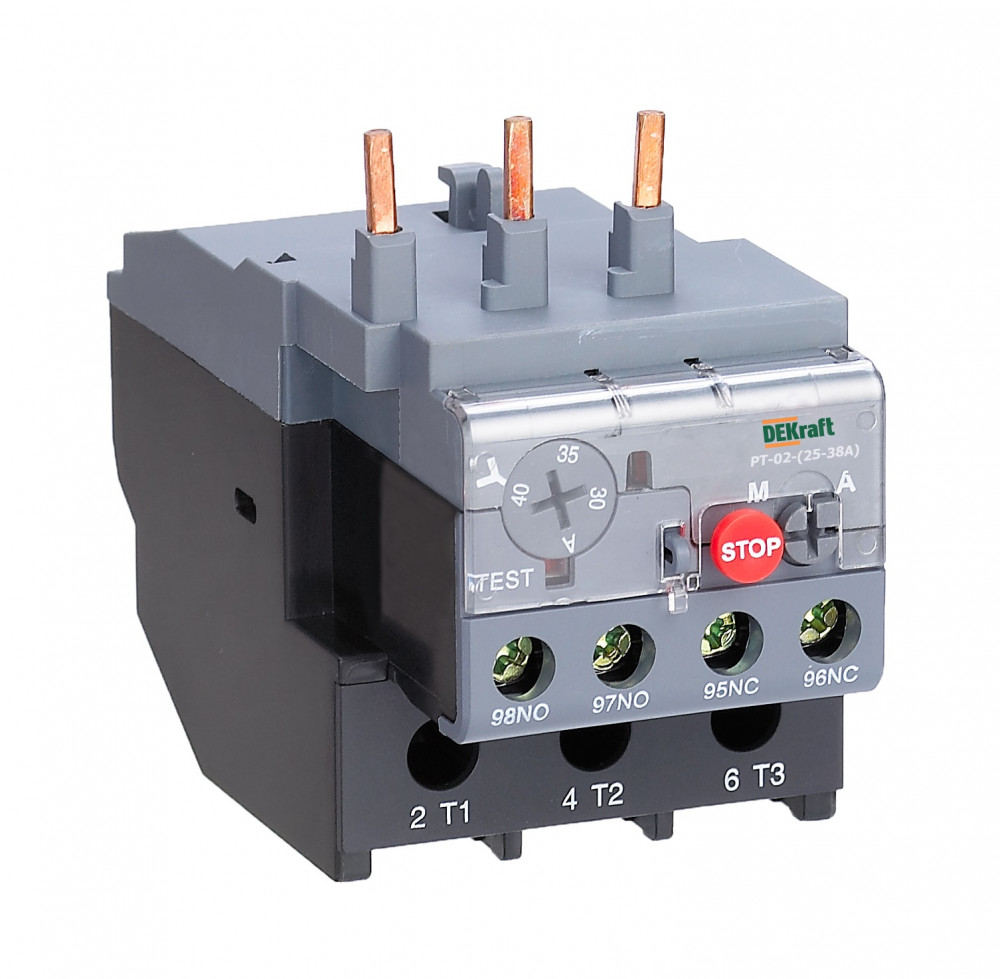 Реле тепловое для контакторов 25А-38А 30.0А-40.0А