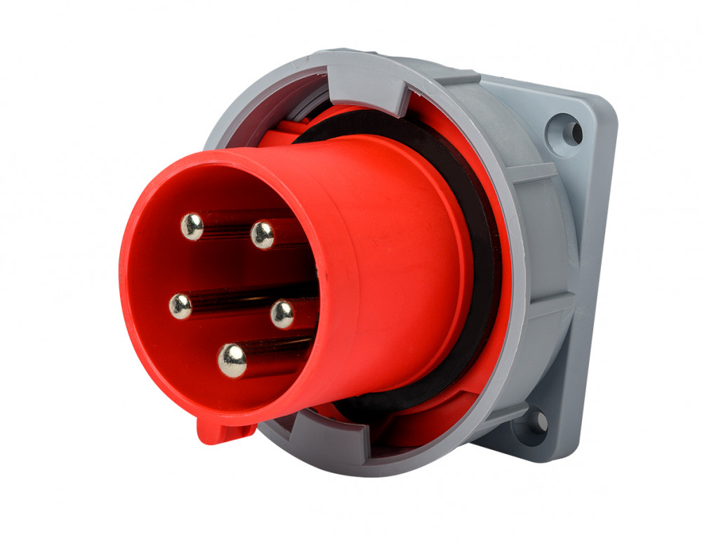 Вилка для скрытой проводки 3Р+РЕ+N 16А 380В IP67 ВЩ-103