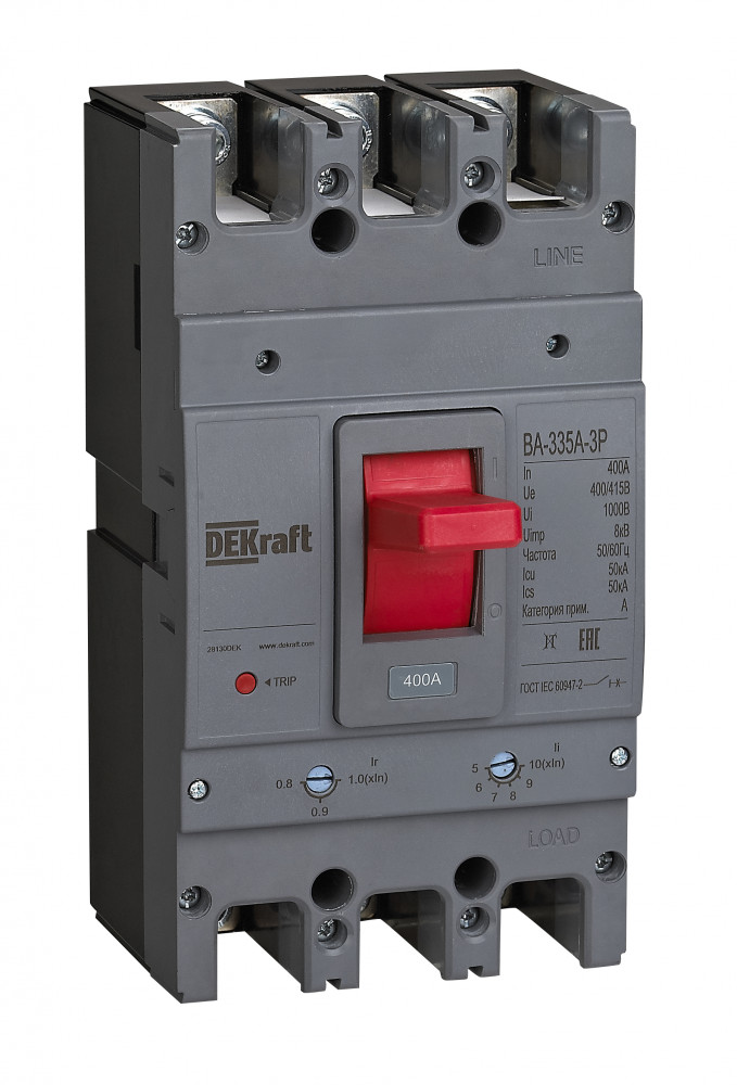 Силовой автоматический выключатель 3P 320A 50кА ВА-335А
