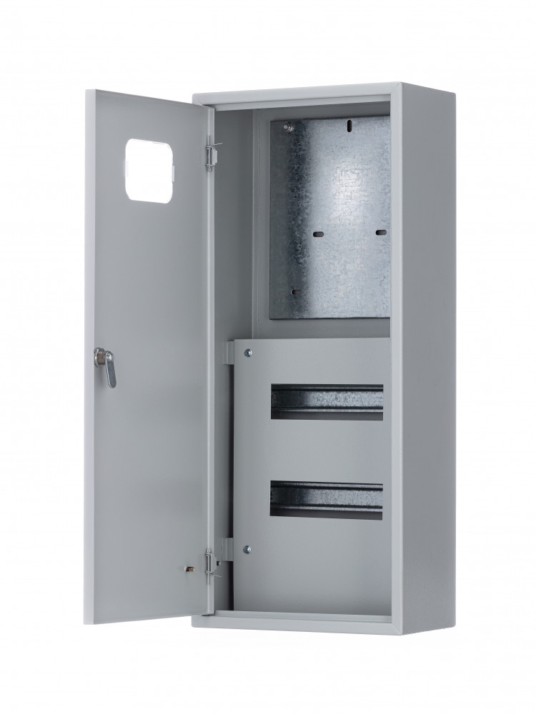 Корпус металлический учетный навесной 680х300х160 3-фазный 18 модулей IP31 ЩРУН-3/18