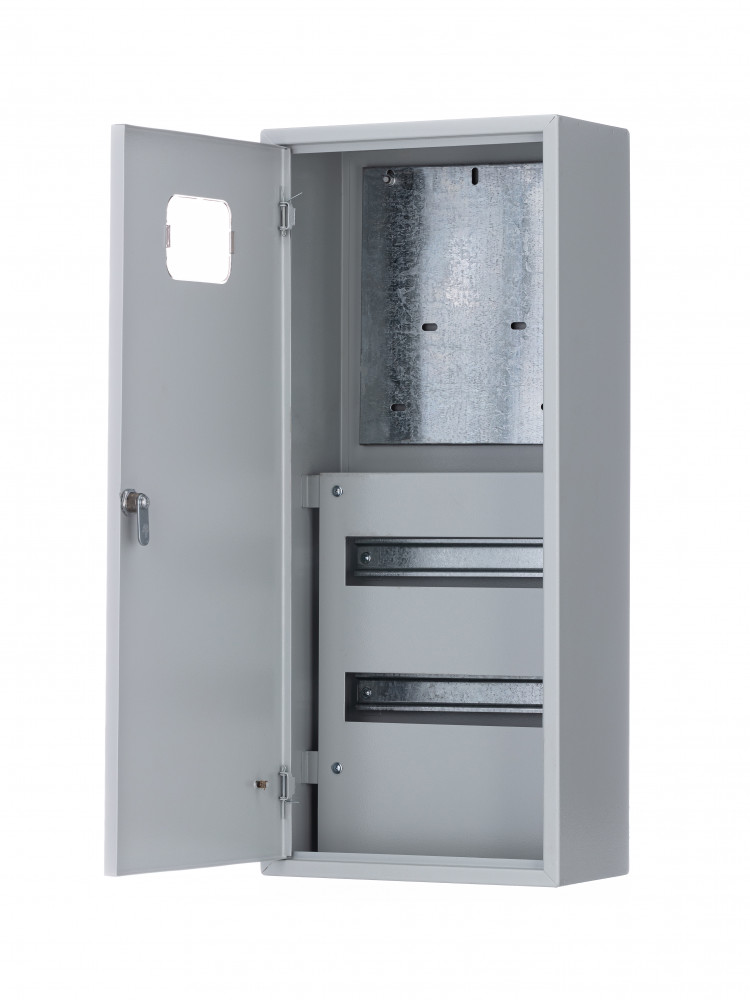 Корпус металлический учетный навесной 680х300х160 3-фазный 24 модуля IP31 ЩРУН-3/24