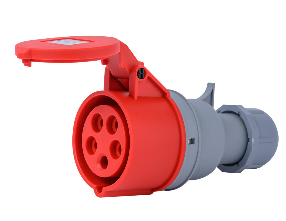 Розетка переносная 3Р+РЕ+N 32А 380В IP44 РП-103