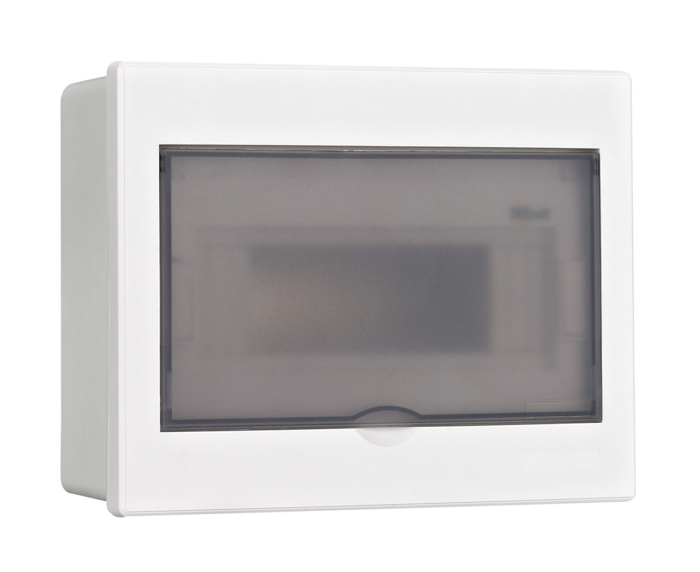 Корпус пластиковый встраиваемый с прозрачной дверью 1 ряд 9 модулей IP41 ЩРВ-П