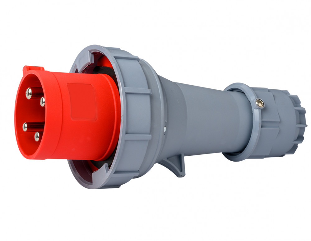 Вилка переносная 3Р+РЕ 63А 380В IP67 ВП-103