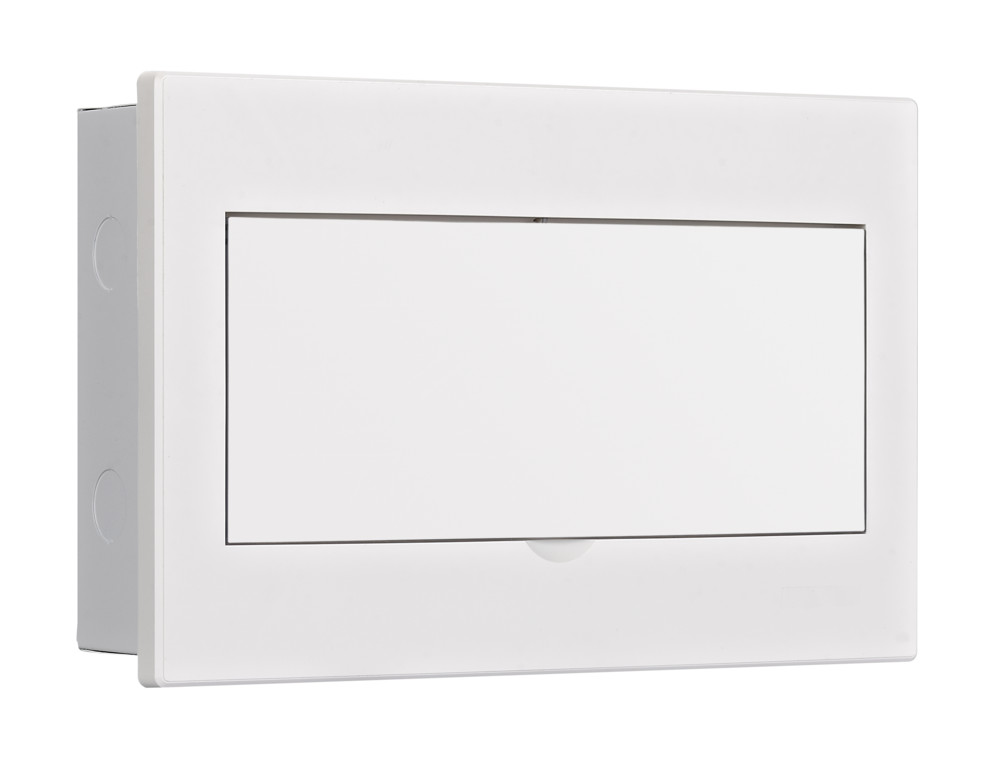 Корпус встраиваемый с белой дверью 1 ряд 13 модулей IP41 ЩРВ-М