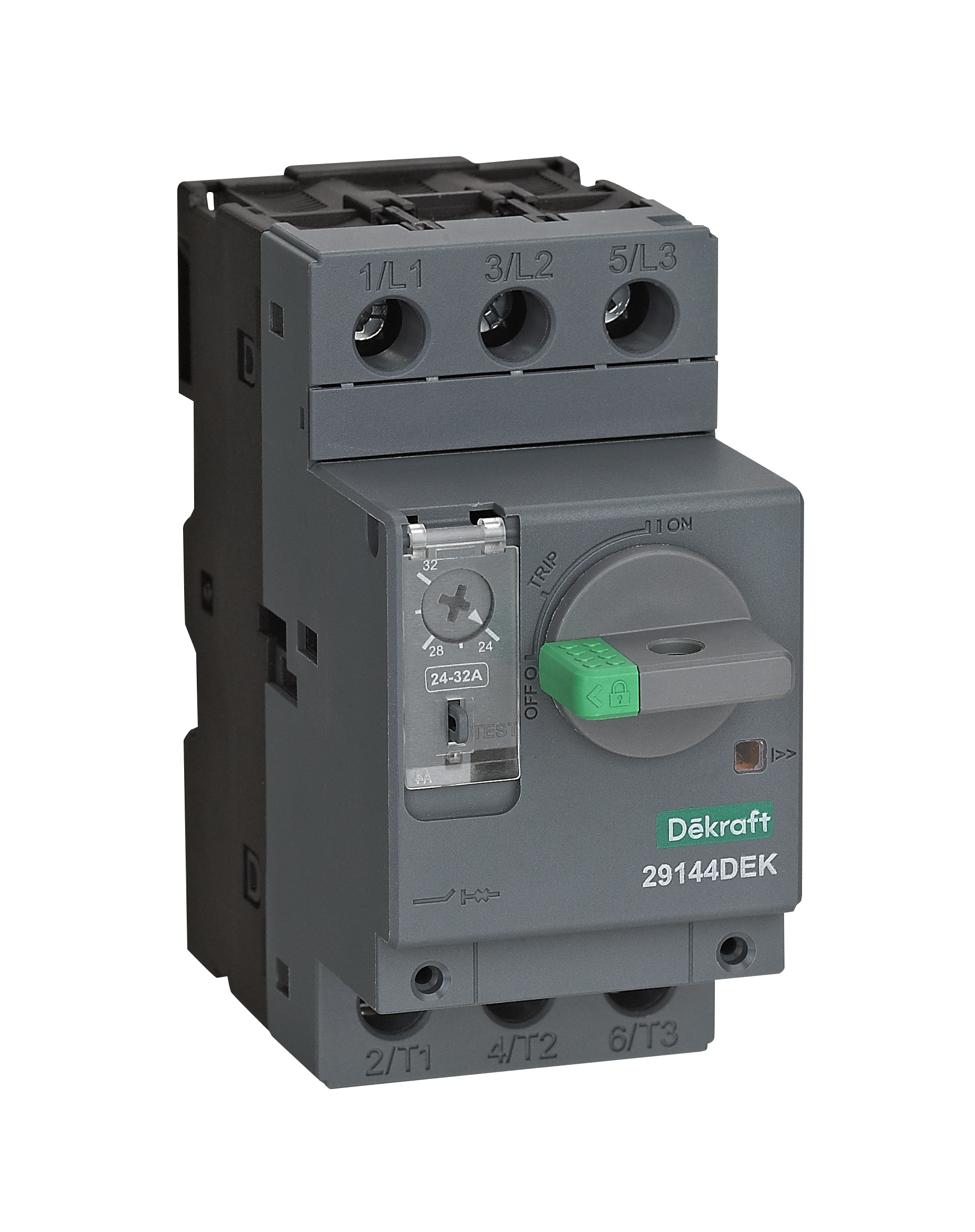 Выключатель автоматический защиты двигателя 3P 24,0-32,0A 10кА ВА-451 с терморасцепителем и поворотной рукояткой