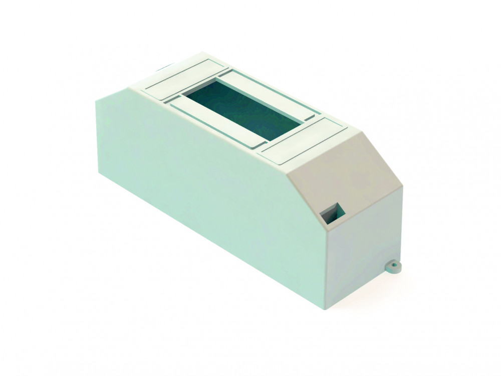 Корпус пластиковый навесной на 1-2 модуля IP30 БЕЛЫЙ ЩРН-П-1/2