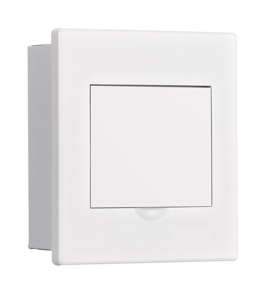 Корпус встраиваемый с белой дверью 1 ряд 4 модуля IP41 ЩРВ-М