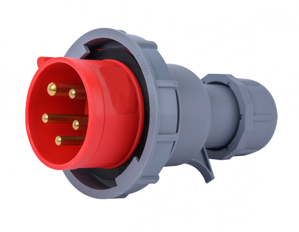 Вилка переносная 3Р+РЕ+N 32А 380В IP67 ВП-103