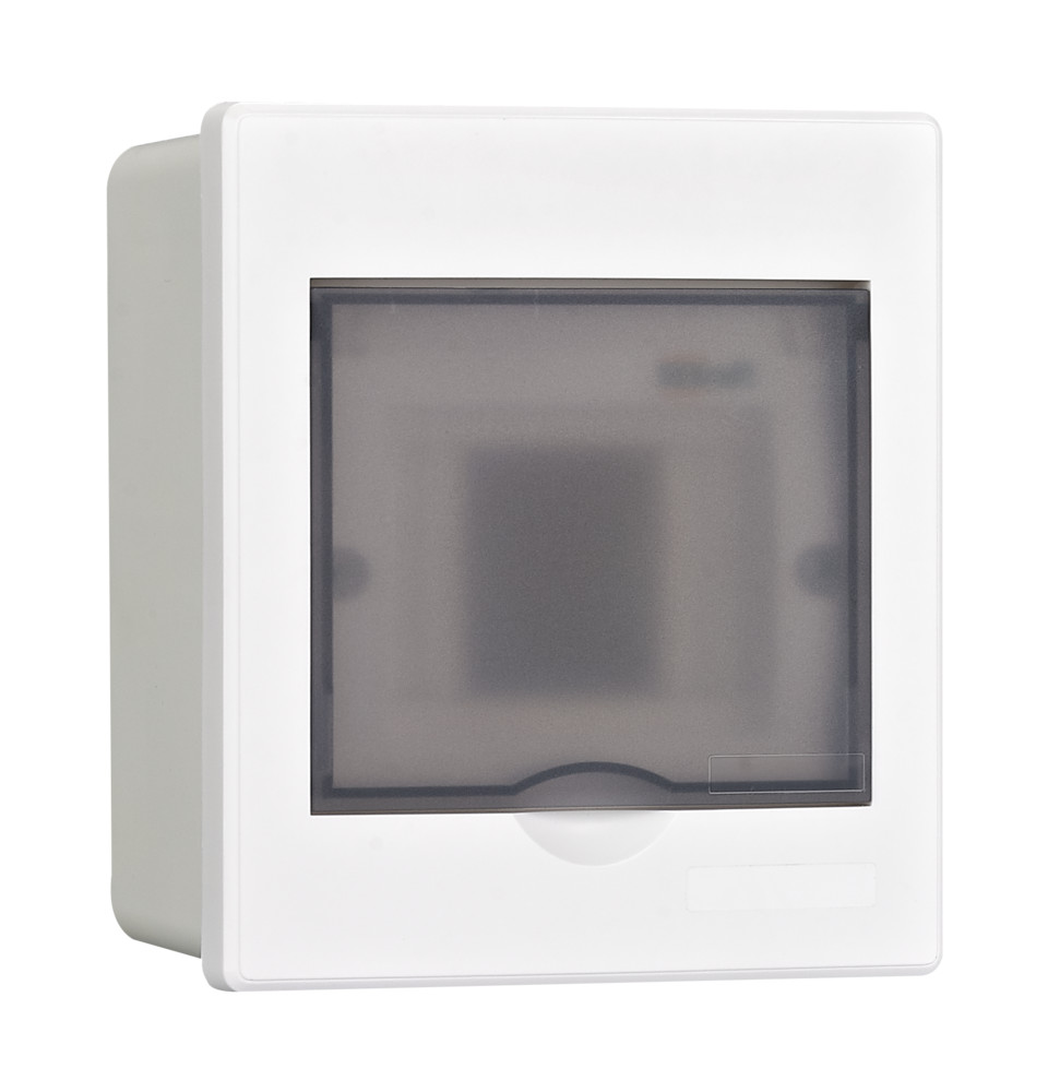 Корпус пластиковый встраиваемый с прозрачной дверью 1 ряд 4 модуля IP41 ЩРВ-П