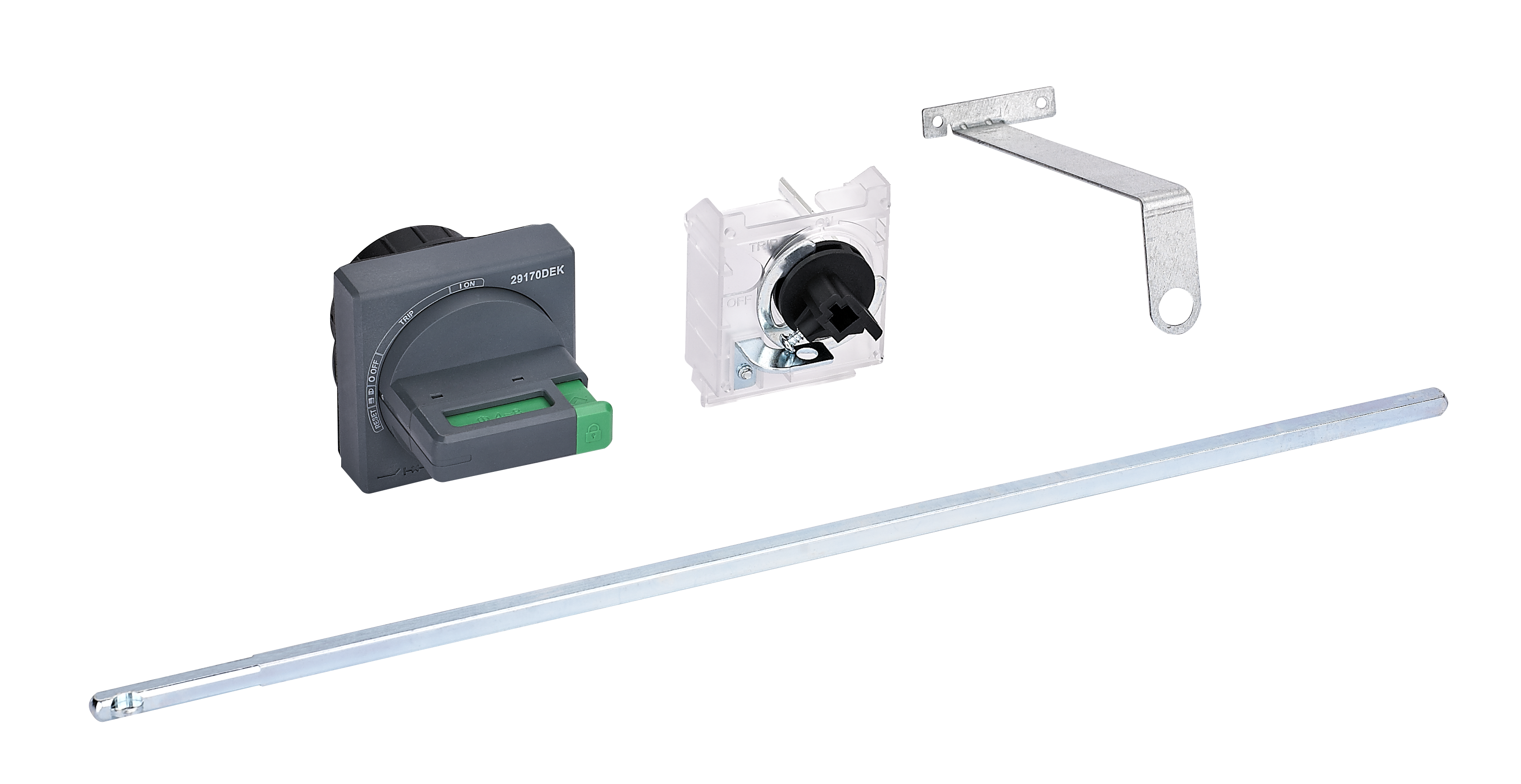 Рукоять выносная для установки на дверь шкафа 315мм РП-451