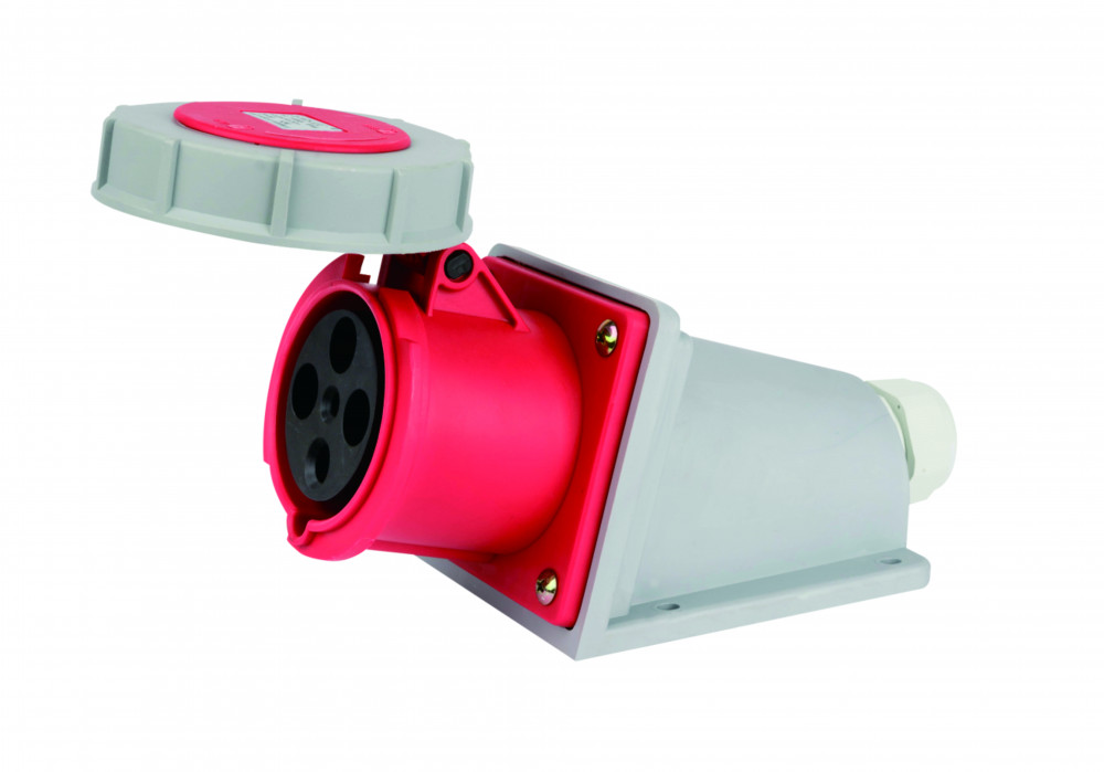 Розетка стационарная 3Р+РЕ 125А 380В IP67 РС-103