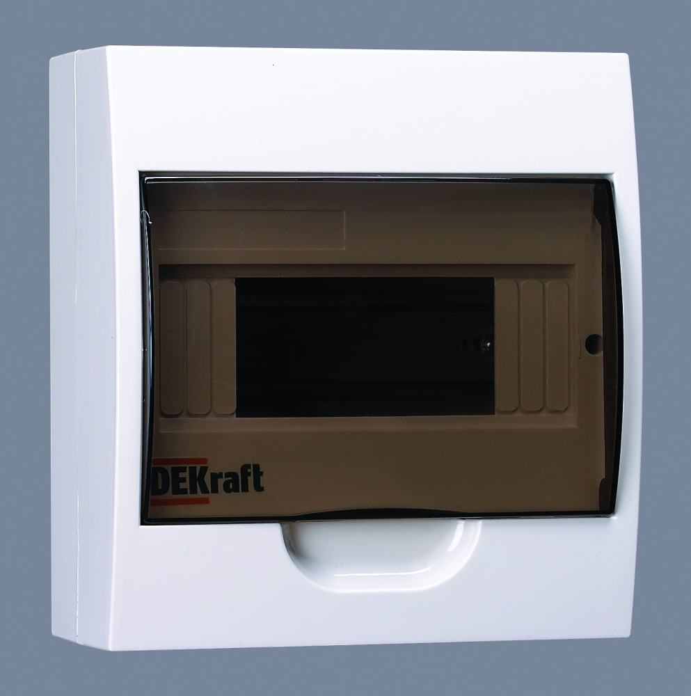 Корпус пластиковый навесной на 8 модулей IP41 ЩРН-П-8