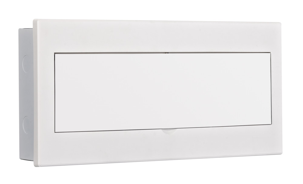 Корпус встраиваемый с белой дверью 1 ряд 20 модулей IP41 ЩРВ-М