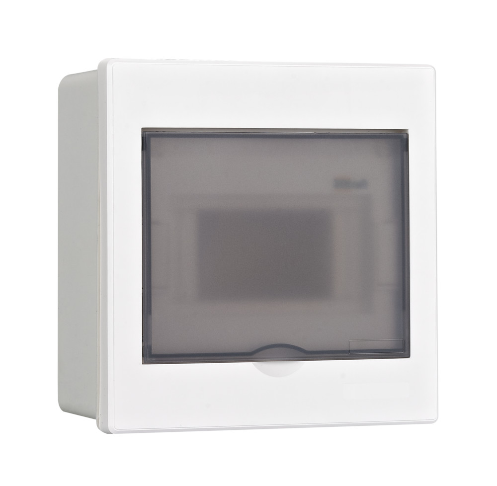 Корпус пластиковый встраиваемый с прозрачной дверью 1 ряд 6 модулей IP41 ЩРВ-П