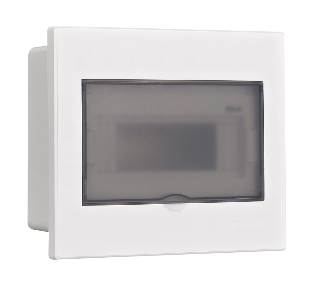 Корпус пластиковый навесной с прозрачной дверью 1 ряд 9 модулей IP41 ЩРН-П