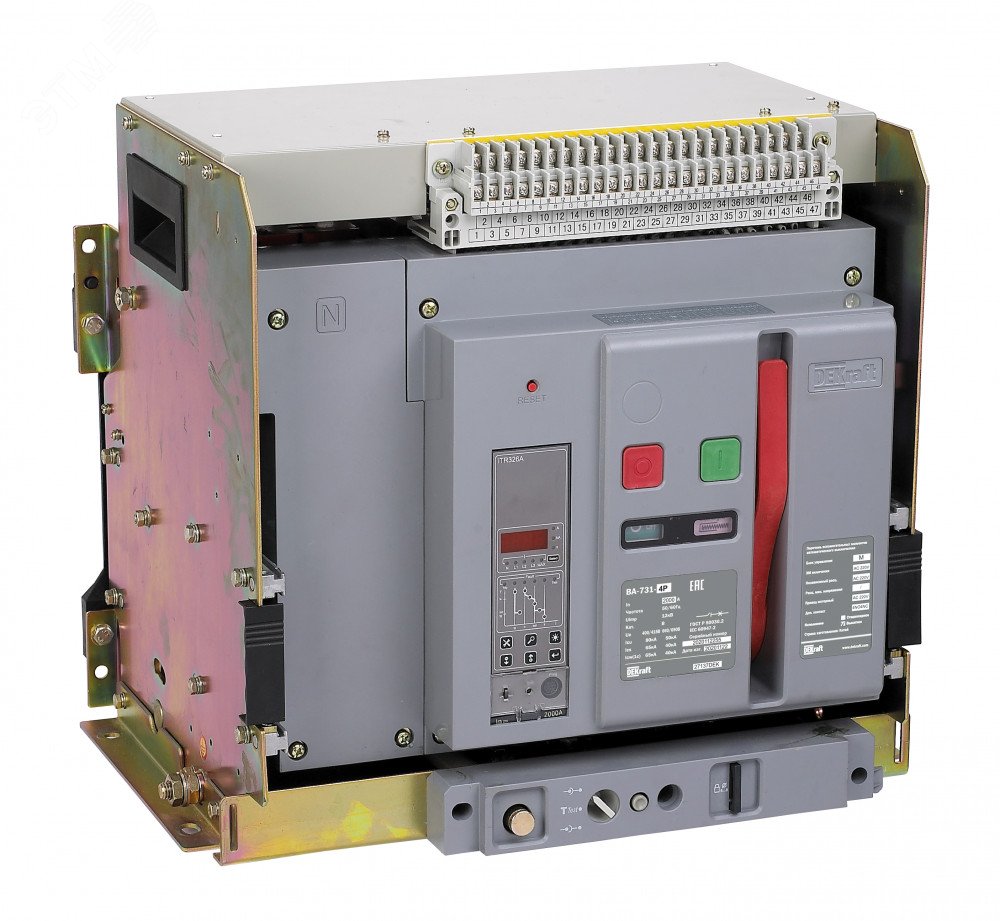 Изображение товара Воздушный автоматический выключатель ВА-731 DEKraft 1000 А 80 кА