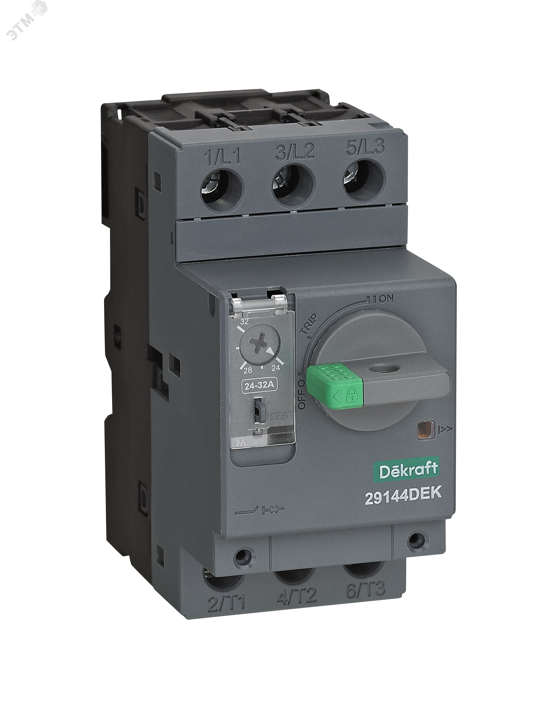 Изображение товара Выключатель автоматического отключателя двигателя 3P 2,5-4,0A 100кА ВА-451 с термозащитой