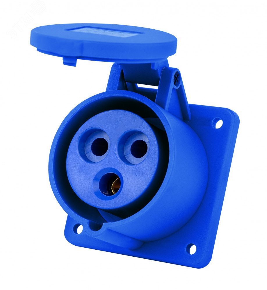 Изображение товара Розетка для скрытой проводки 2Р+РЕ 32А IP44 РЩ-103 Dekraft