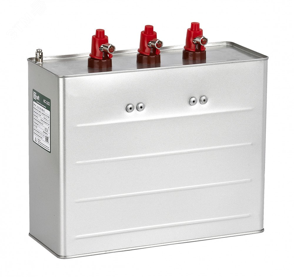 Изображение товара Трехфазный косинусный конденсатор КС-102 400В 60кВАр для корректировки коэффициента мощности