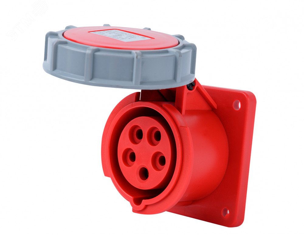 Изображение товара Розетка для скрытой проводки 3Р+РЕ+N 32А IP67 серии РЩ-103 Dekraft