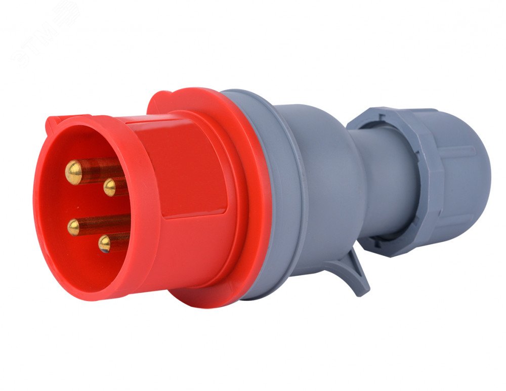 Изображение товара Вилка переносная 3Р+РЕ 16А 380В IP44 ВП-103 Dekraft