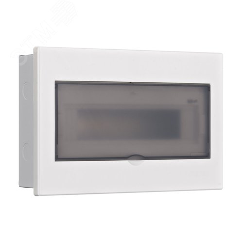 Корпус встраиваемый с прозрачной дверью 1 ряд 13 модулей IP41 ЩРВ-М - фото 1